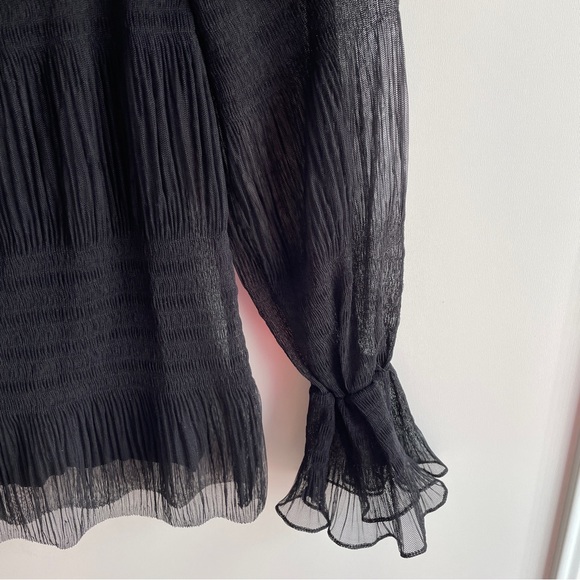 Maje elegant sheer blouse top - Picture 3 of 5